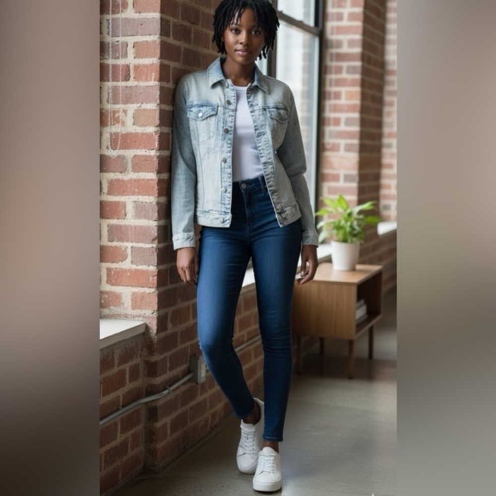 NWT Express Light Wash Jean Jacket